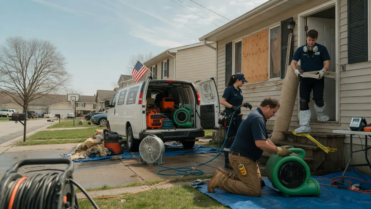 Water Damage Restoration in Universal, IN near me